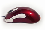 Microsoft IntelliMouse 1.1a mod Dark Red