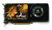 512MB Zotac GF 8800GTS DDR3 PCIE (256bit) (650/1940)