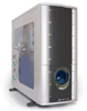 Корпус Middle Tower ATX COLORSit A9003-B34 серебристый (Без БП, USB/Audio, неоновая подсветка, fan)