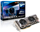 GeForce GTX580 1536Mb Twin Frozr II MSI (N580GTX Twin Frozr II/OC)